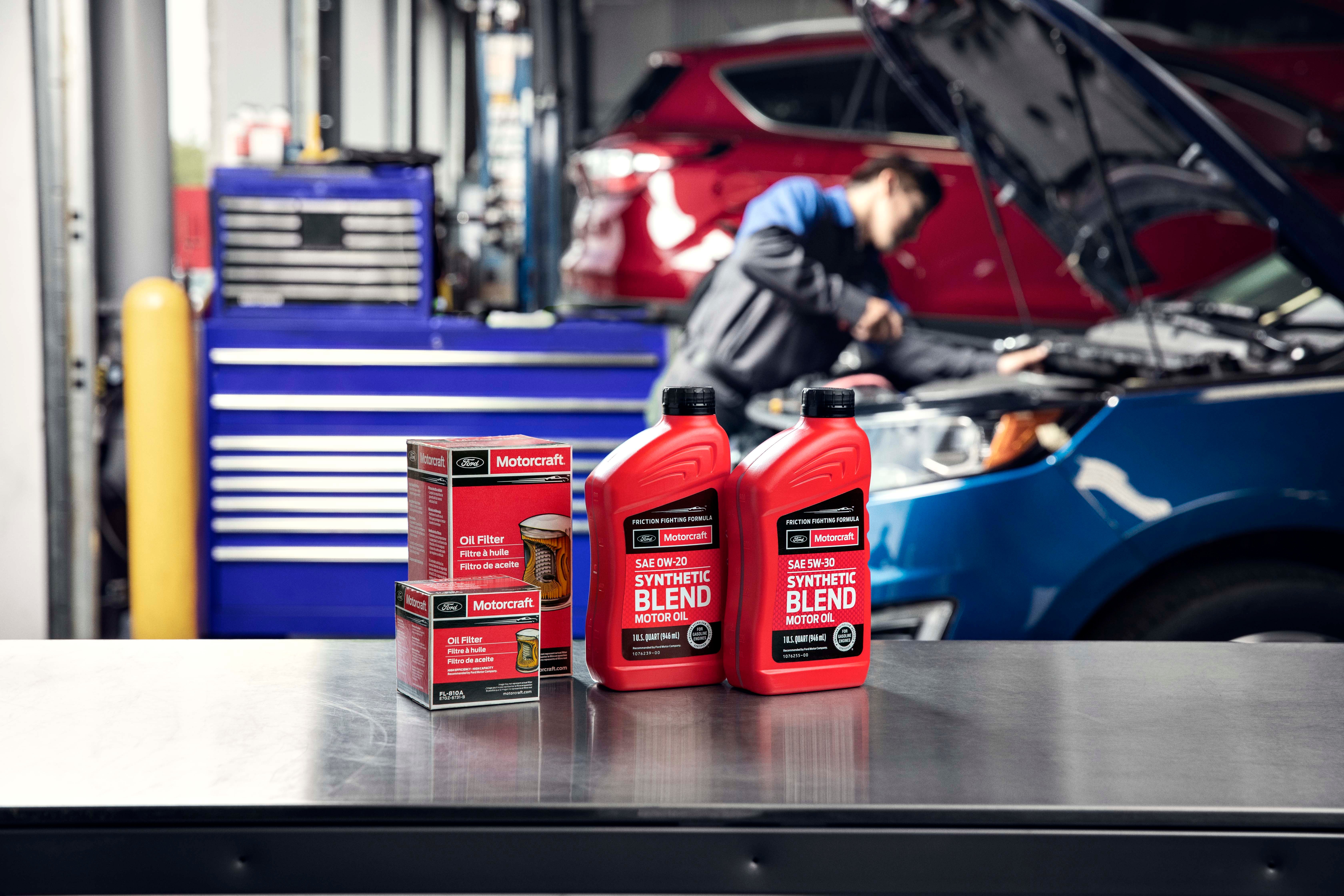 Oil change service at Pioneer Ford in Marietta, OH.