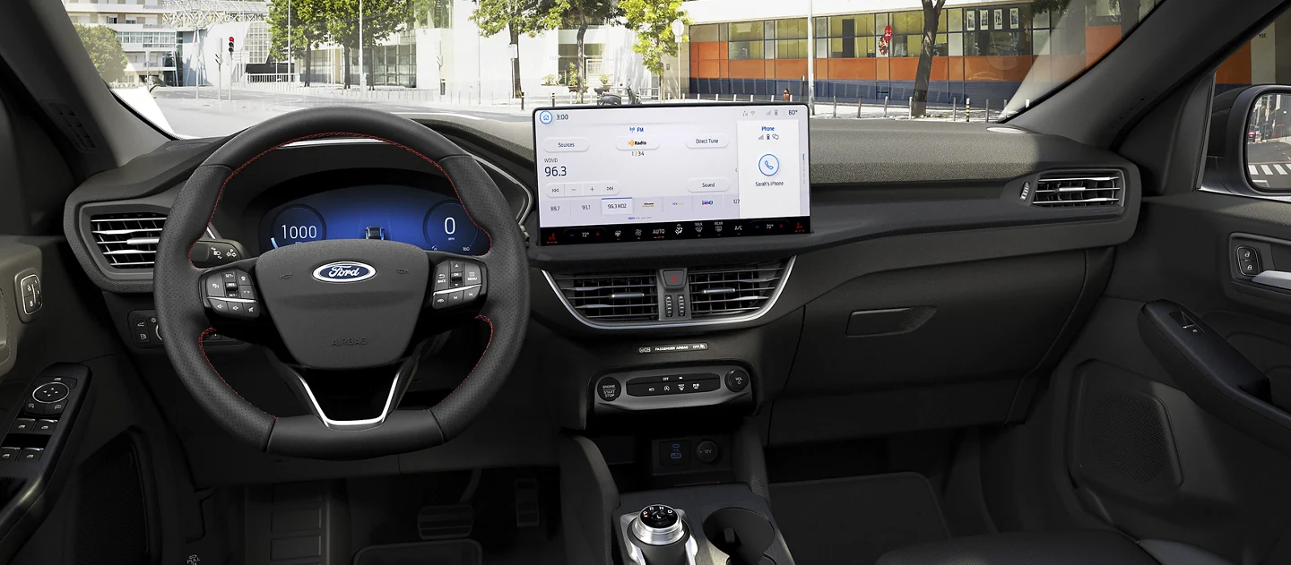 The interior dashboard of the 2025 Ford Escape for sale near Marietta, OH