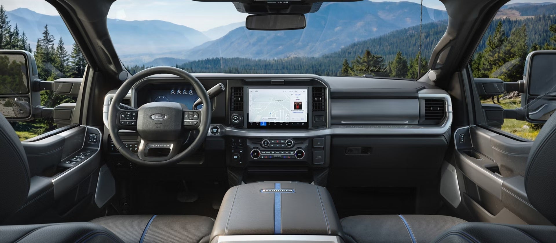 Interior of the 2027 Ford Super Duty in Marietta, OH