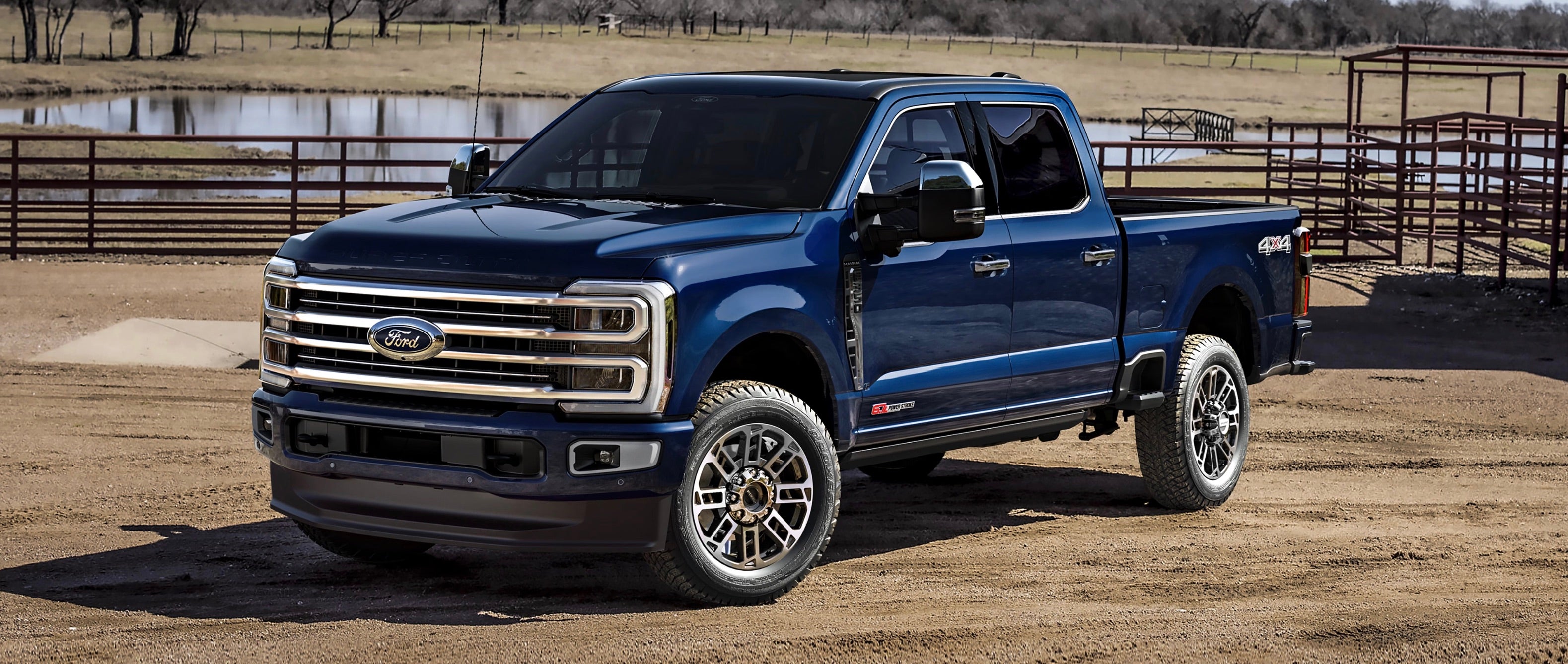 The new 2025 Ford Super Duty® F-250® in Antimatter Blue Metallic for sale at Pioneer Ford in Marietta, GA
