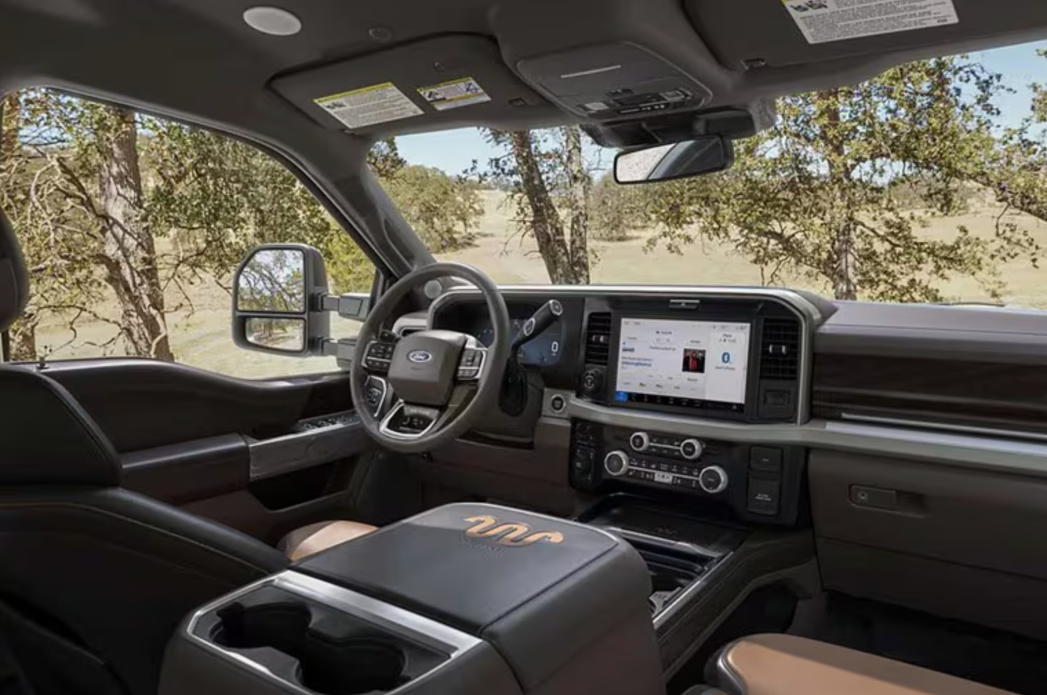 Interior of the new 2025 Ford Super Duty® F-250® for sale in Marietta, GA