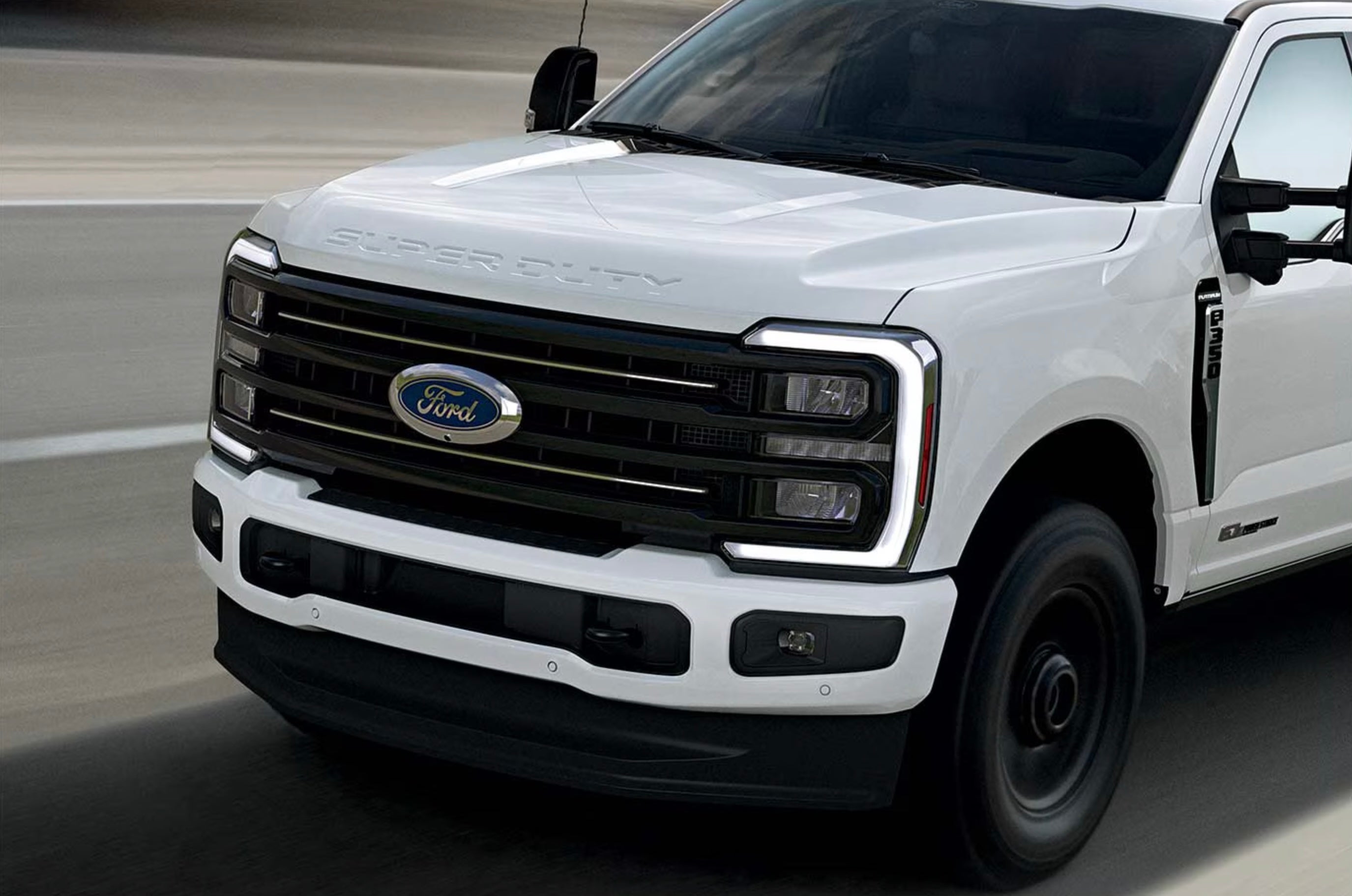 The new 2025 Ford Super Duty® F-250® in Oxford White for sale at Pioneer Ford near Parkersburg, WV