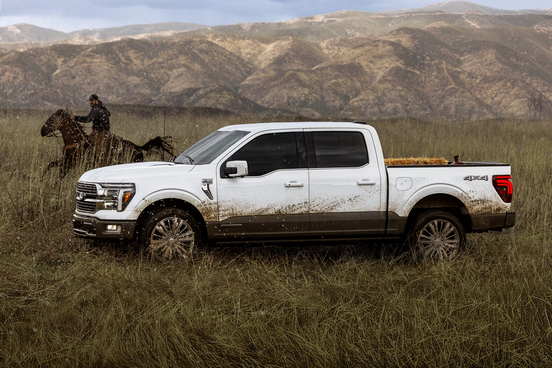 New white 2026 Ford F-150 off-roading near Parkersburg, WV