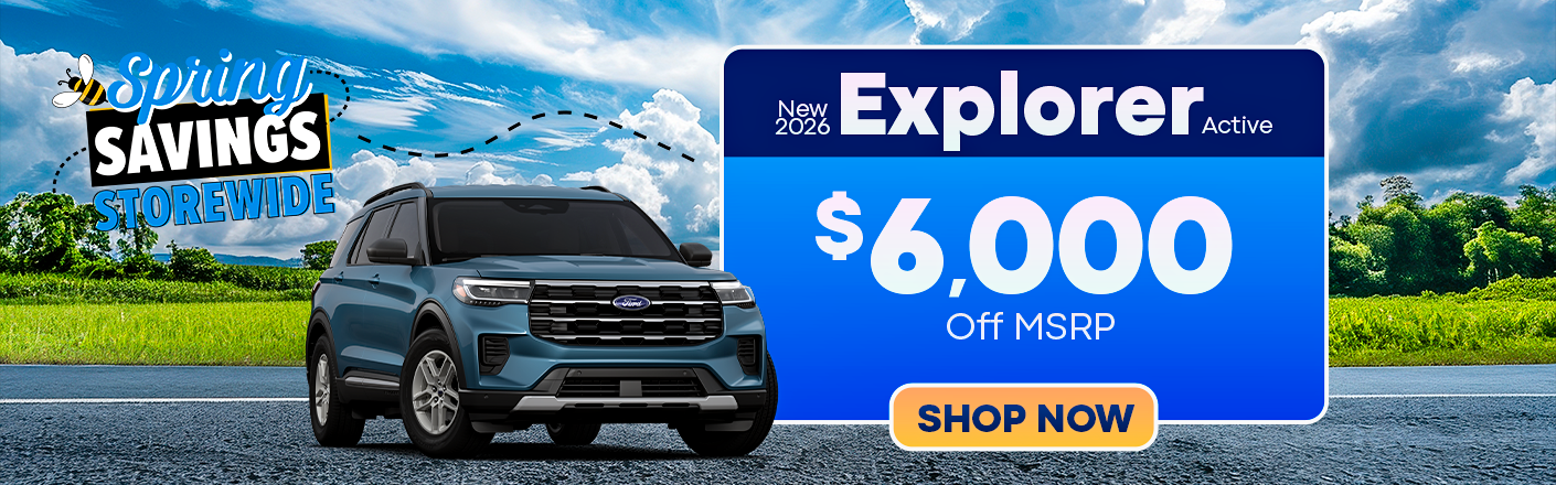New 2026 Ford Explorer Active offers in Marietta