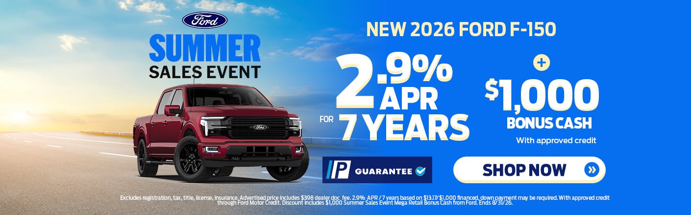 New 2026 Ford F-150 offers in Marietta, OH