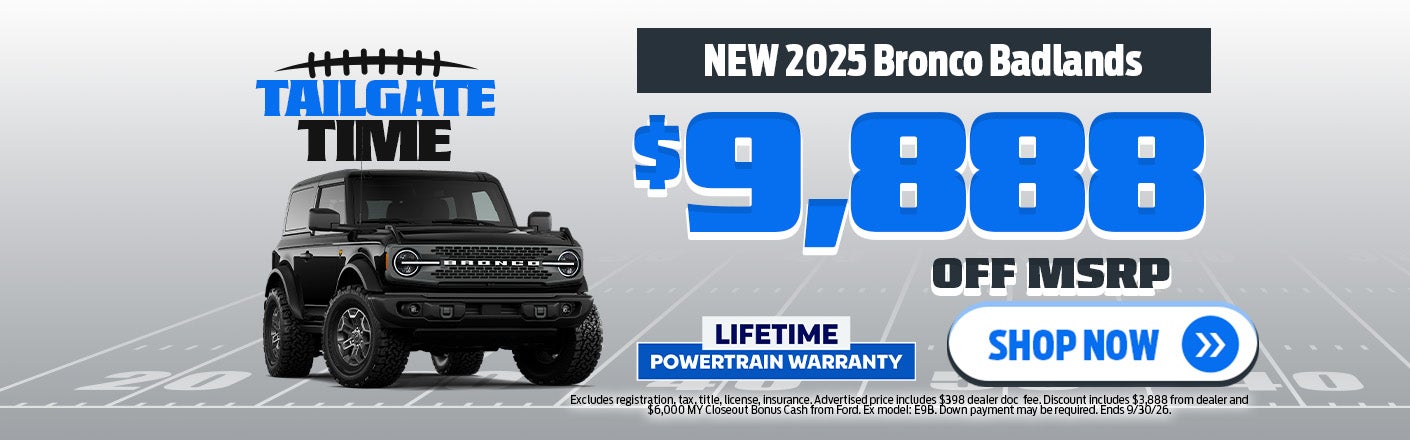 New 2025 Bronco Badlands offers in Marietta, OH