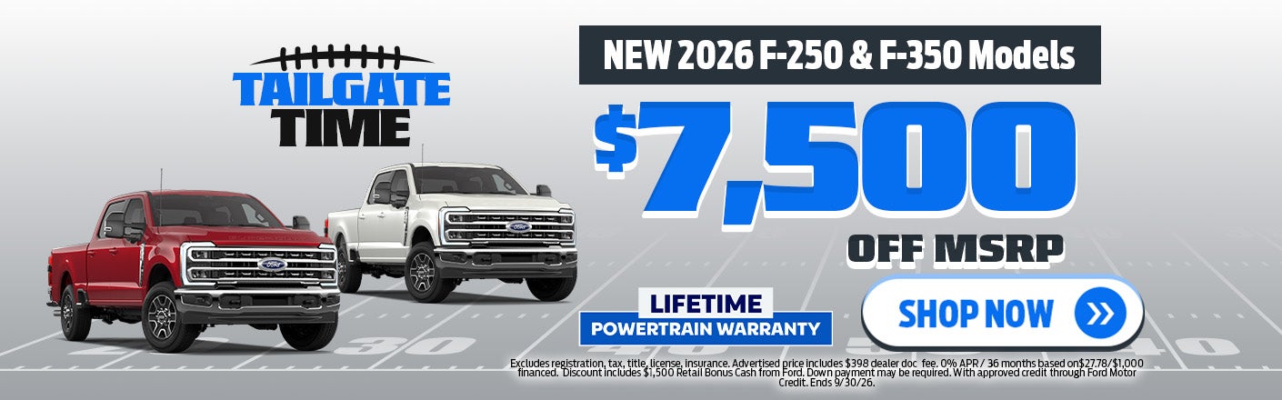 New 2026 F-250 and F-350 Models offers in Marietta, OH