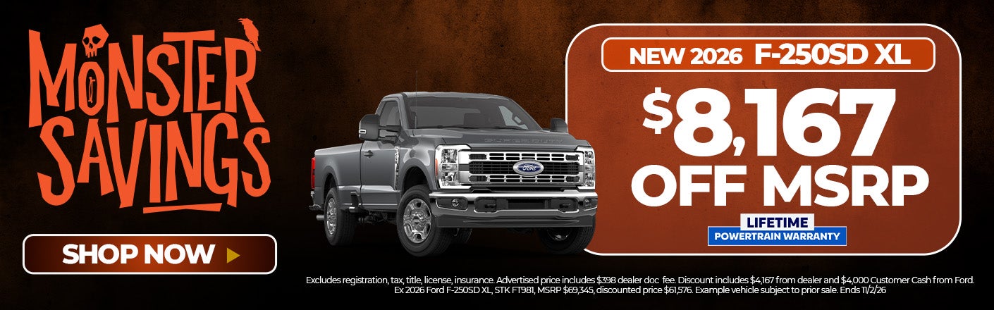 New 2026 F-250SD XL offers in Marietta, OH