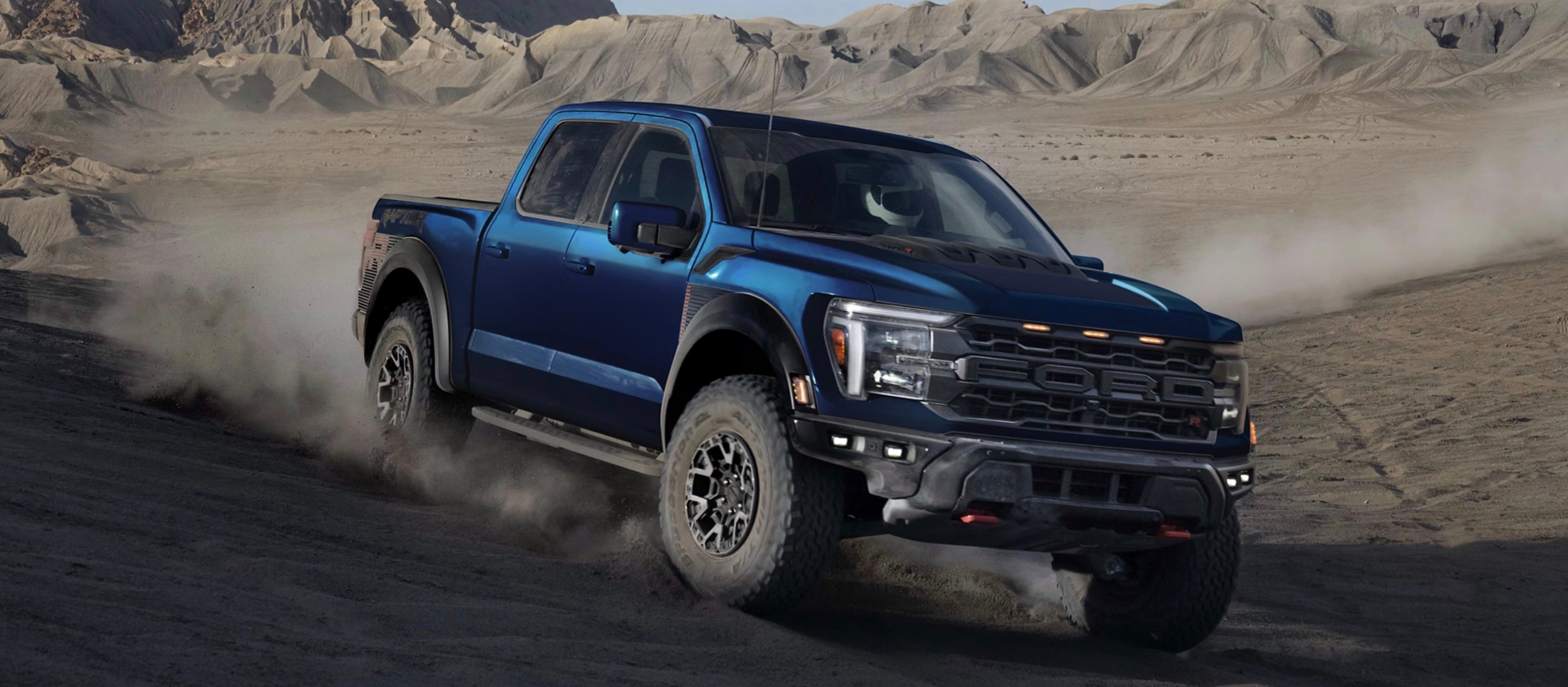 The new 2025 Ford F-150® in Atlas Blue Metallic for sale at Pioneer Ford in Marietta, GA