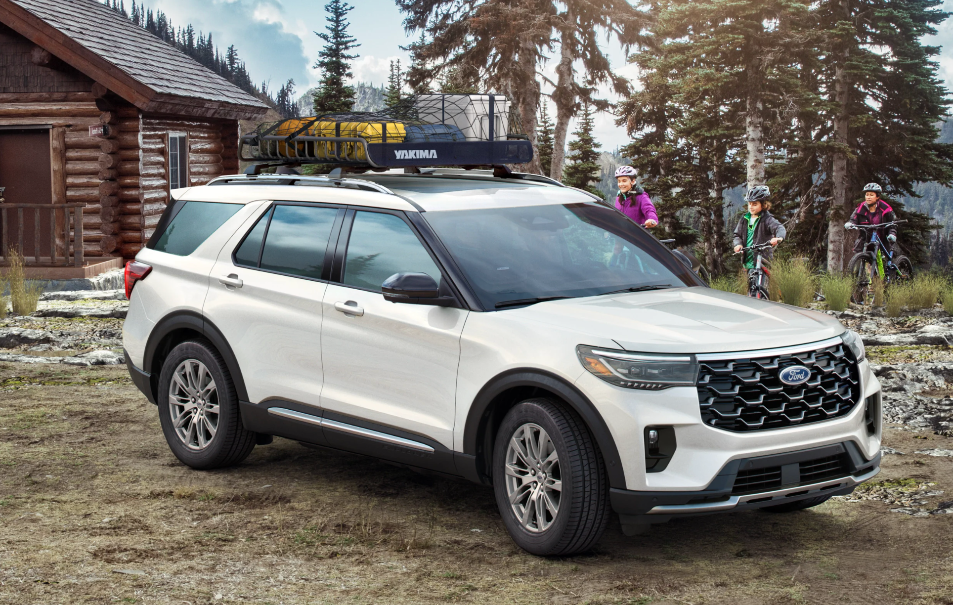 White New 2025 Ford Explorer for Sale in Marietta, OH