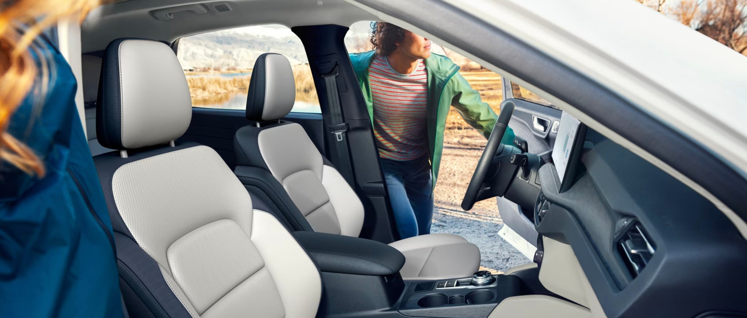 Front seats of new 2026 Ford Escape for sale near Caldwell, OH