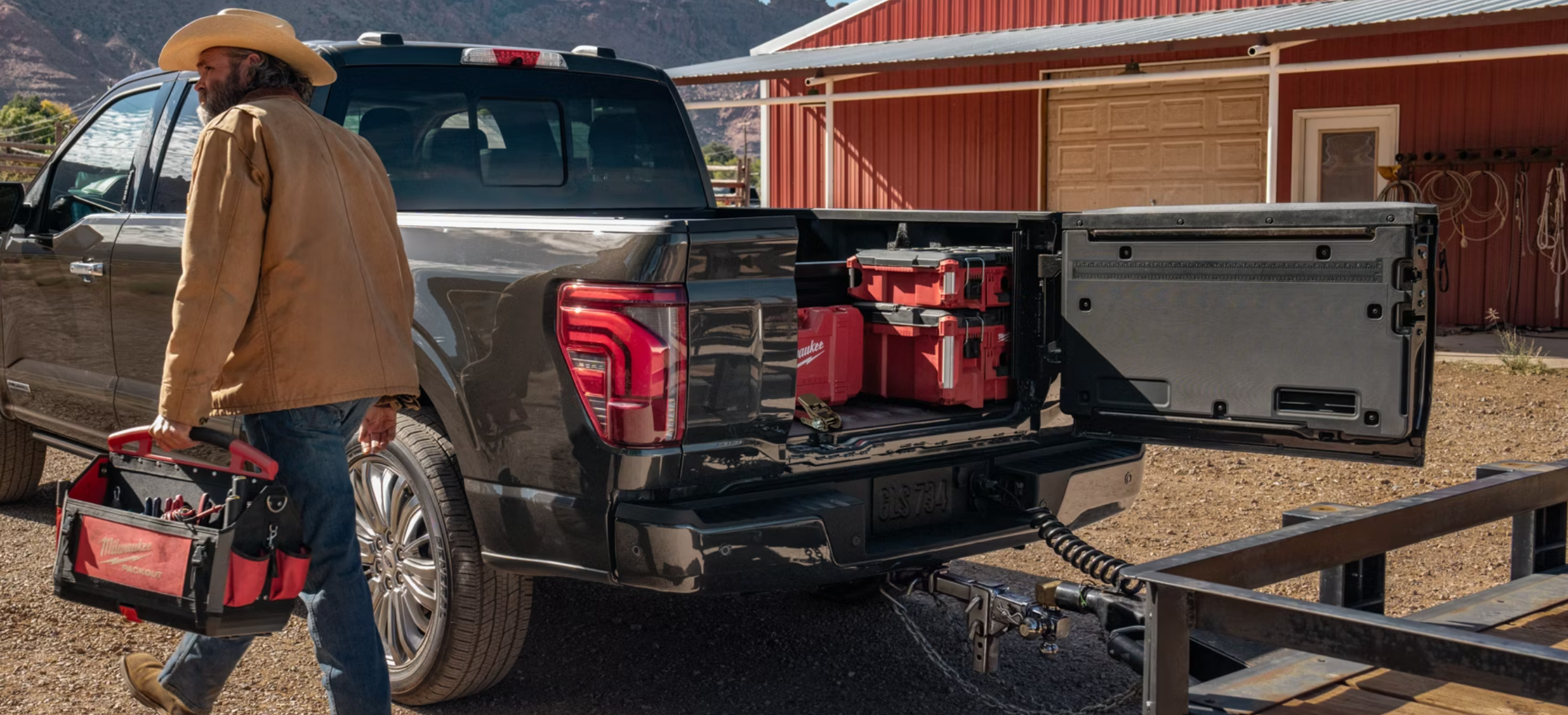 Pro Access Tailgate of new Ford F-150 near St. Mary's, WV