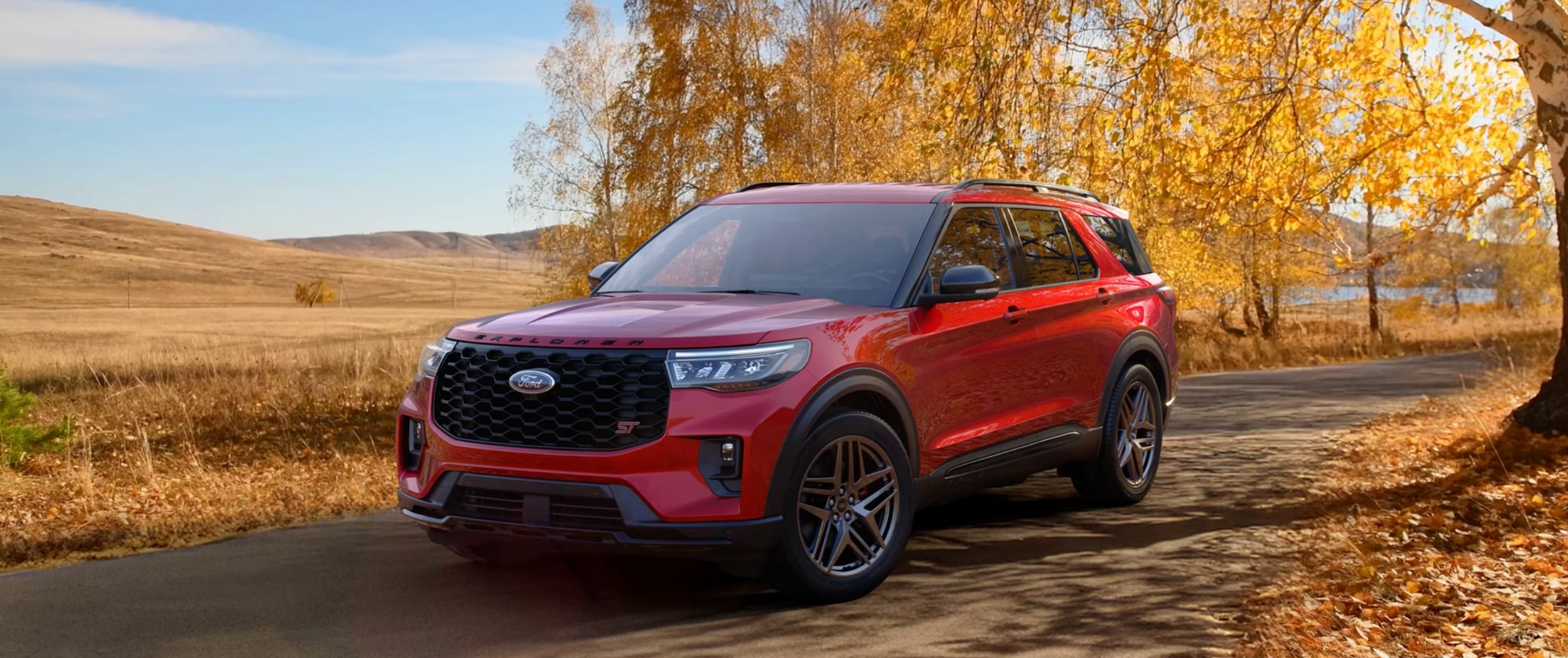 Red 2026 Ford Explorer for sale in Marietta, OH