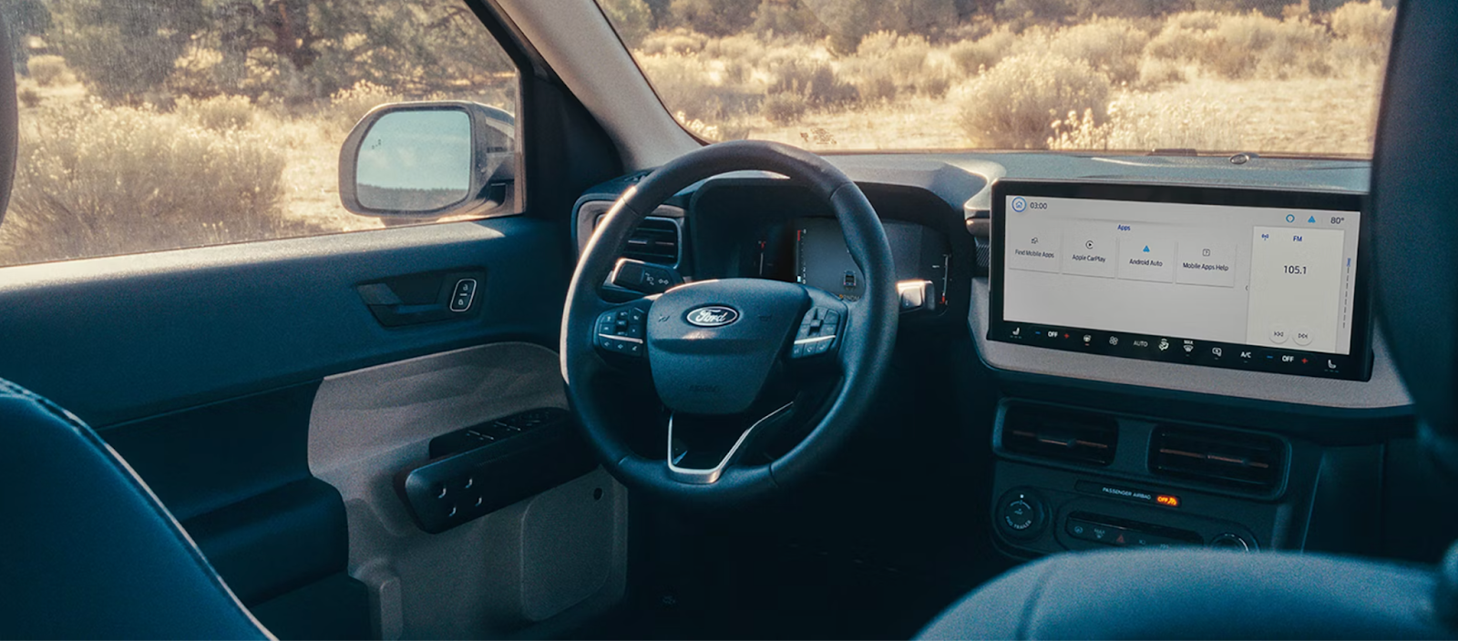 Interior of new 2026 Ford Maverick for sale near St. Marys, WV